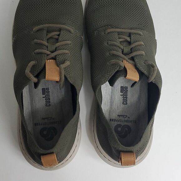 Cloudsteppers by Clarks Men's Step Urban Mix Sneaker Khaki Textile Knit Size 12M - Picture 8 of 12